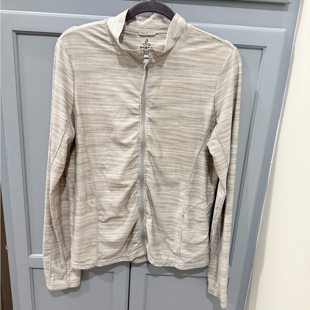 Prana Women's Light Gray Yoga Jacket